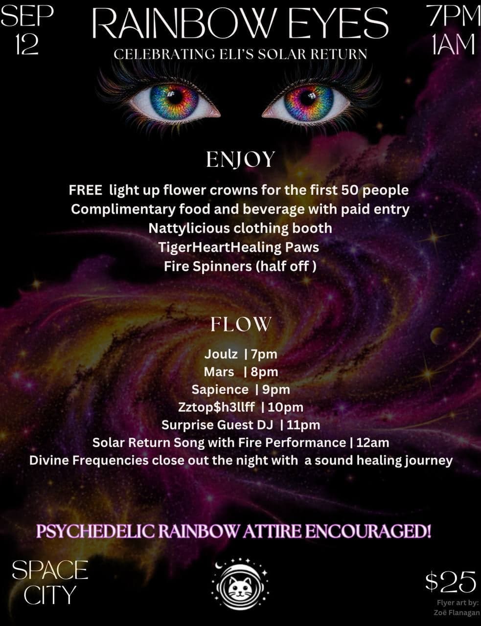 Rainbow Eyes: Celebrating Eli's Solar Return