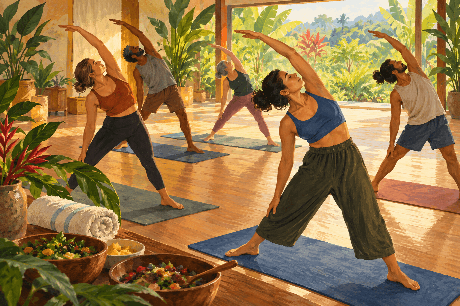 Blue Dragon Hot Yoga: Sunday Gathering or Wednesday Practice?