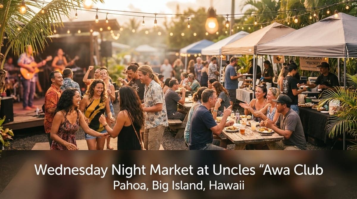 Wednesday Night Market at Uncles ‘Awa Club: Your Midweek Ritual (Sept 2, 2026 + Every Wednesday)