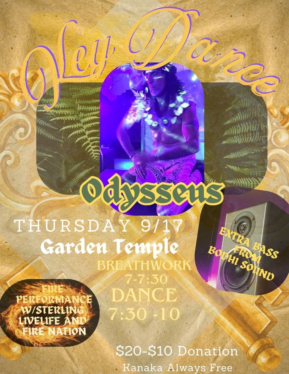 Odysseus Dance Night at Garden Temple