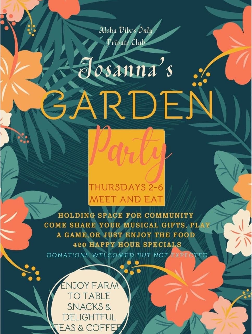 Josanna's Garden Party