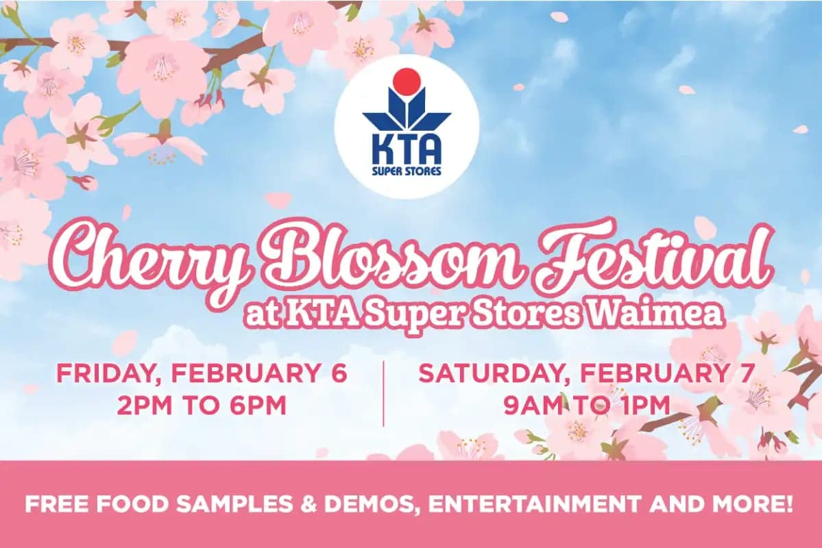 🌸 KTA Waimea's Cherry Blossom Festival 🌸