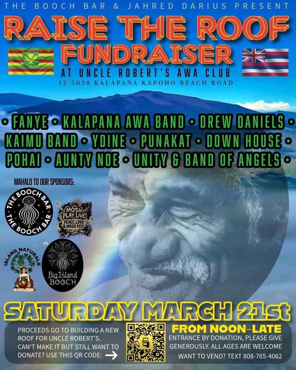 Raise the Roof Fundraiser at Uncle Robert’s Awa Club
