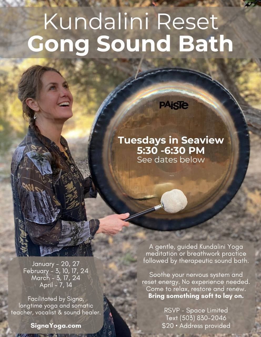 Kundalini Reset Gong Sound Bath