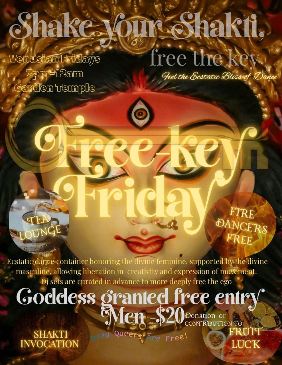 Free Key Friday — Venusian Fridays Ecstatic Dance