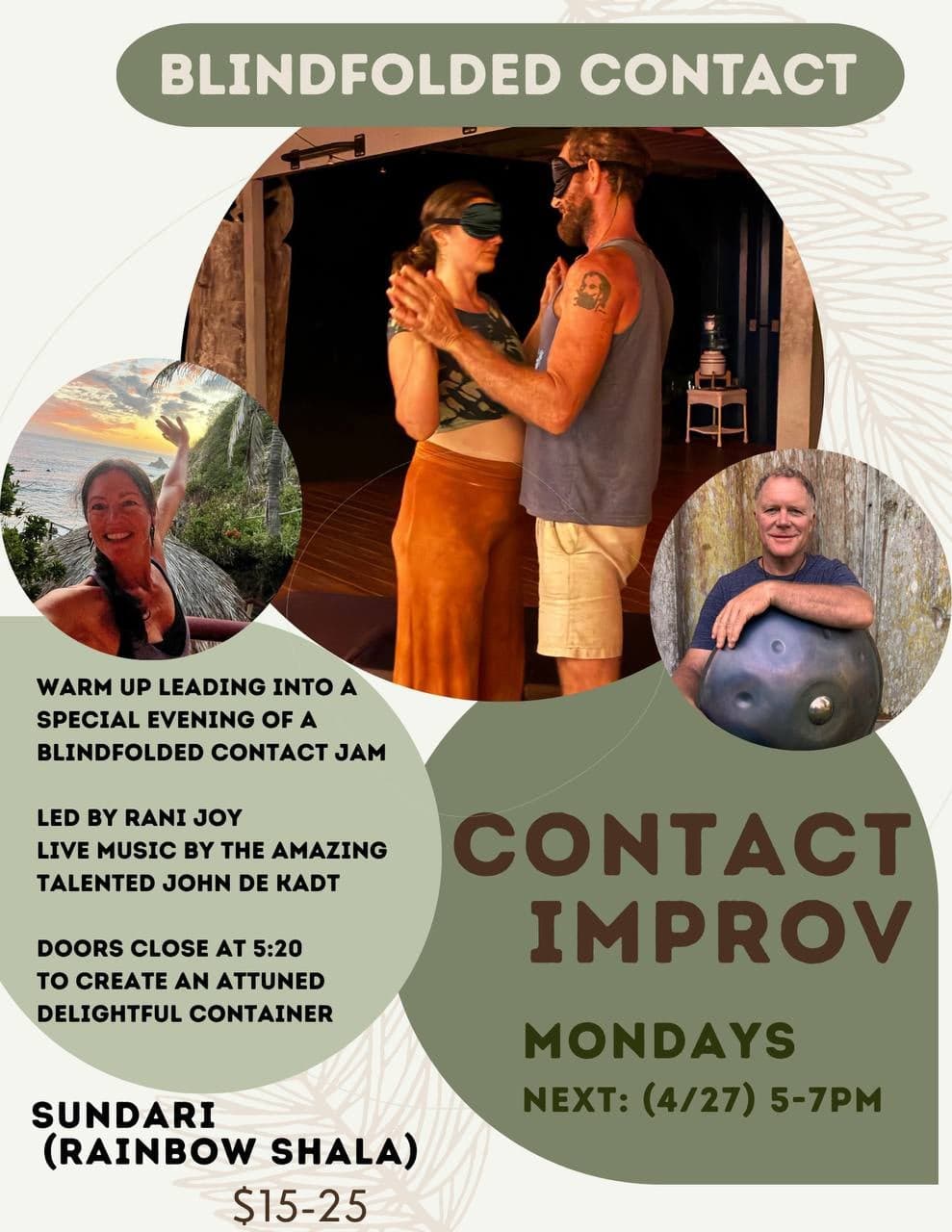 Blindfolded Contact Improv