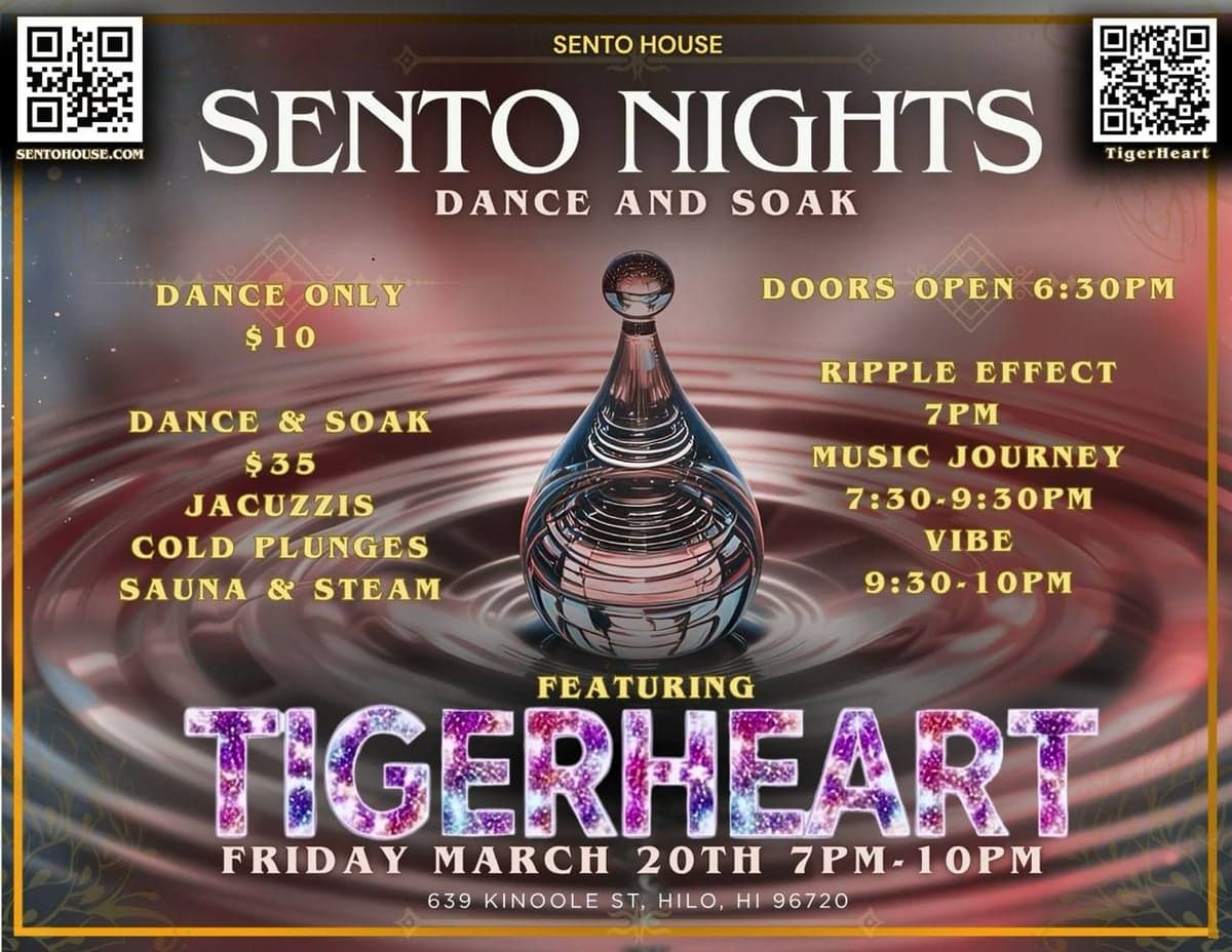 Sento Nights: Dance and Soak featuring Tigerheart