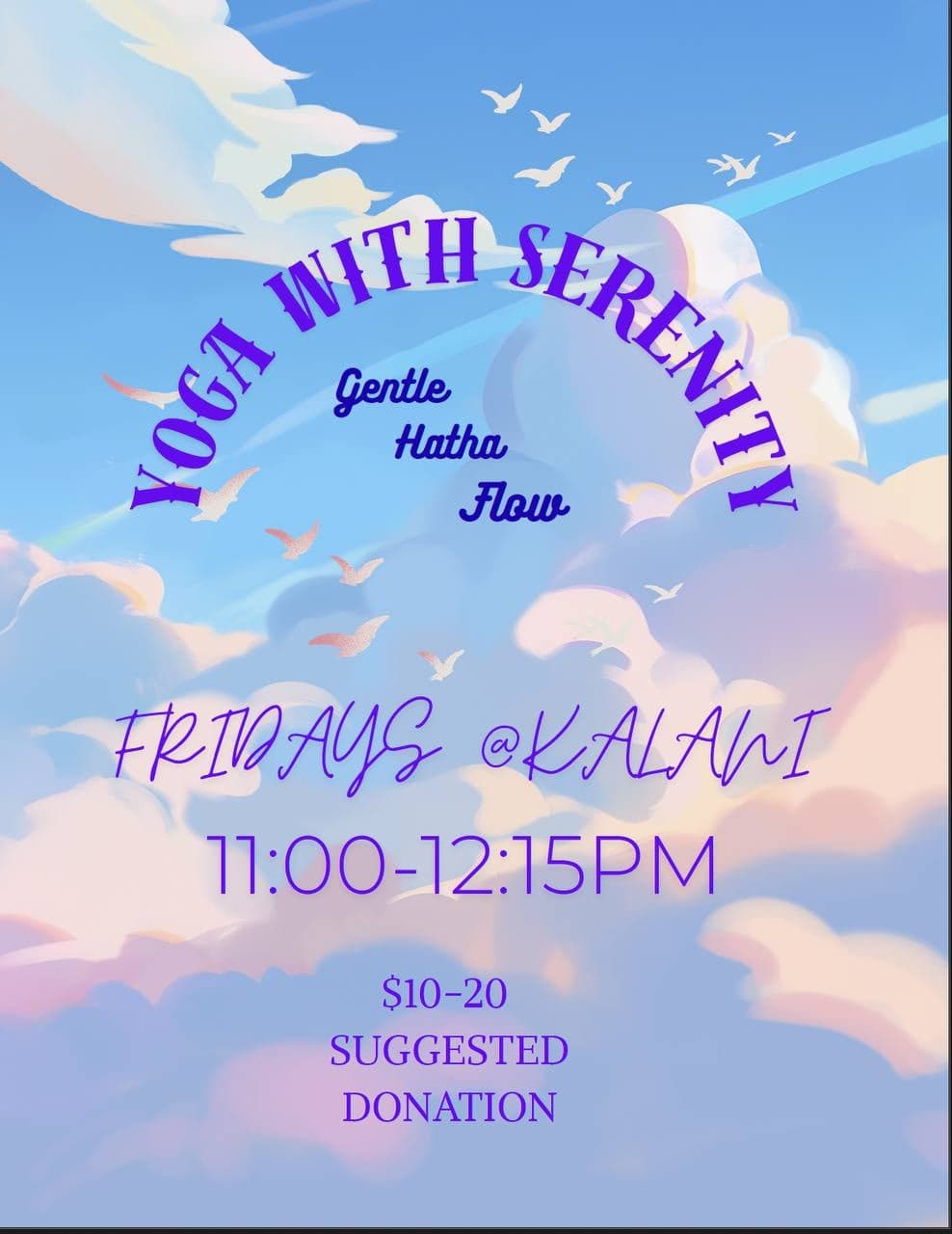 Yoga with Serenity: Gentle Hatha Flow