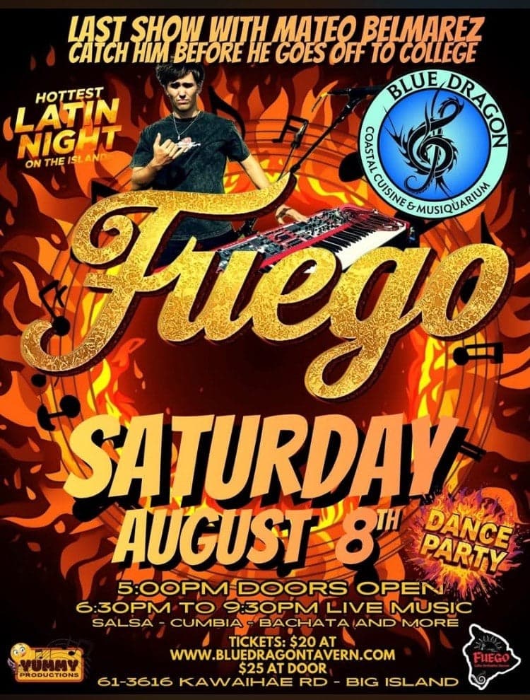 Fuego Latin Night: Dance Party at Blue Dragon