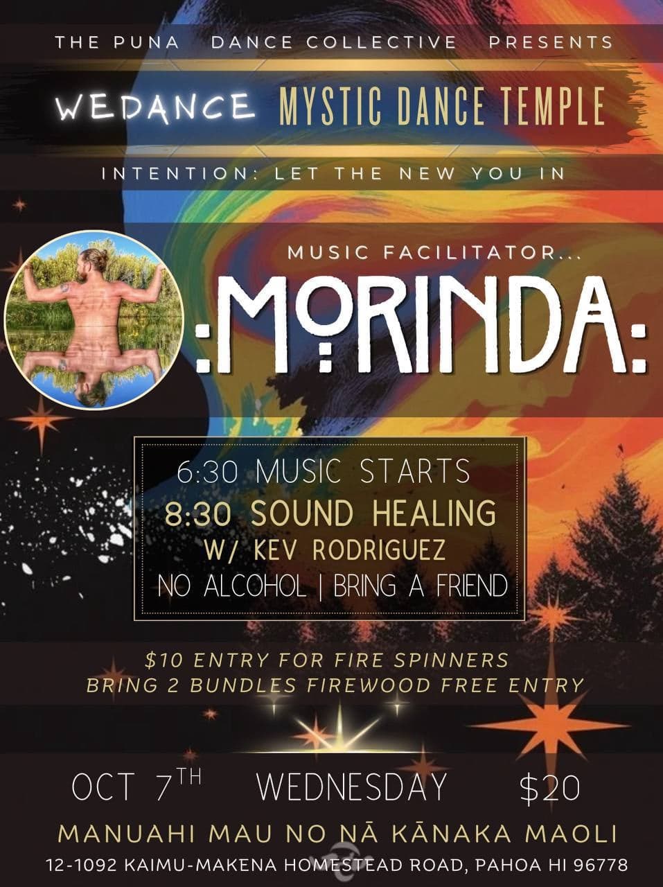 WeDance Wednesdays at Mystic Dance Temple feat. Morinda