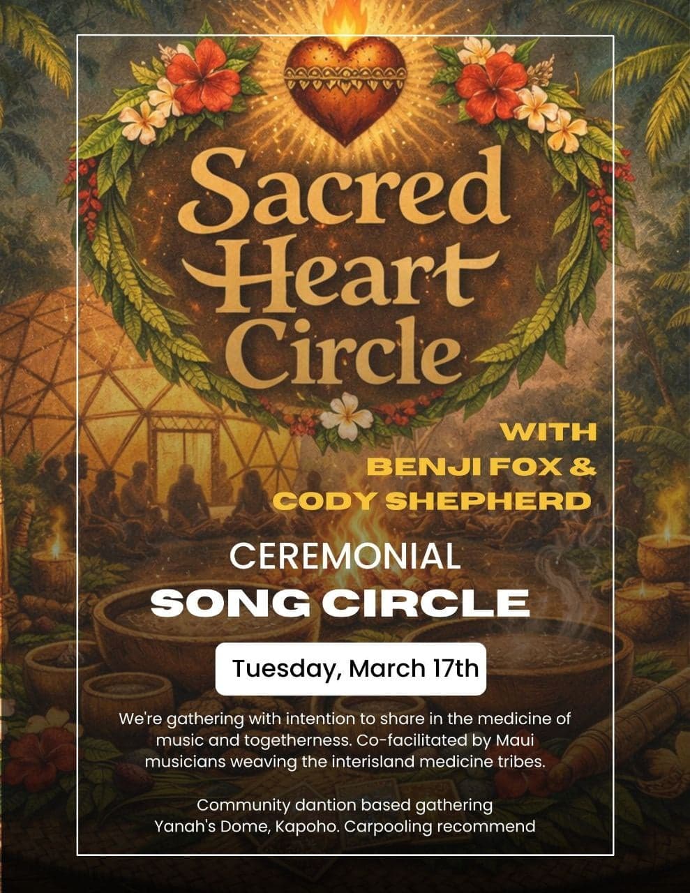 Sacred Heart Circle: Ceremonial Song Circle