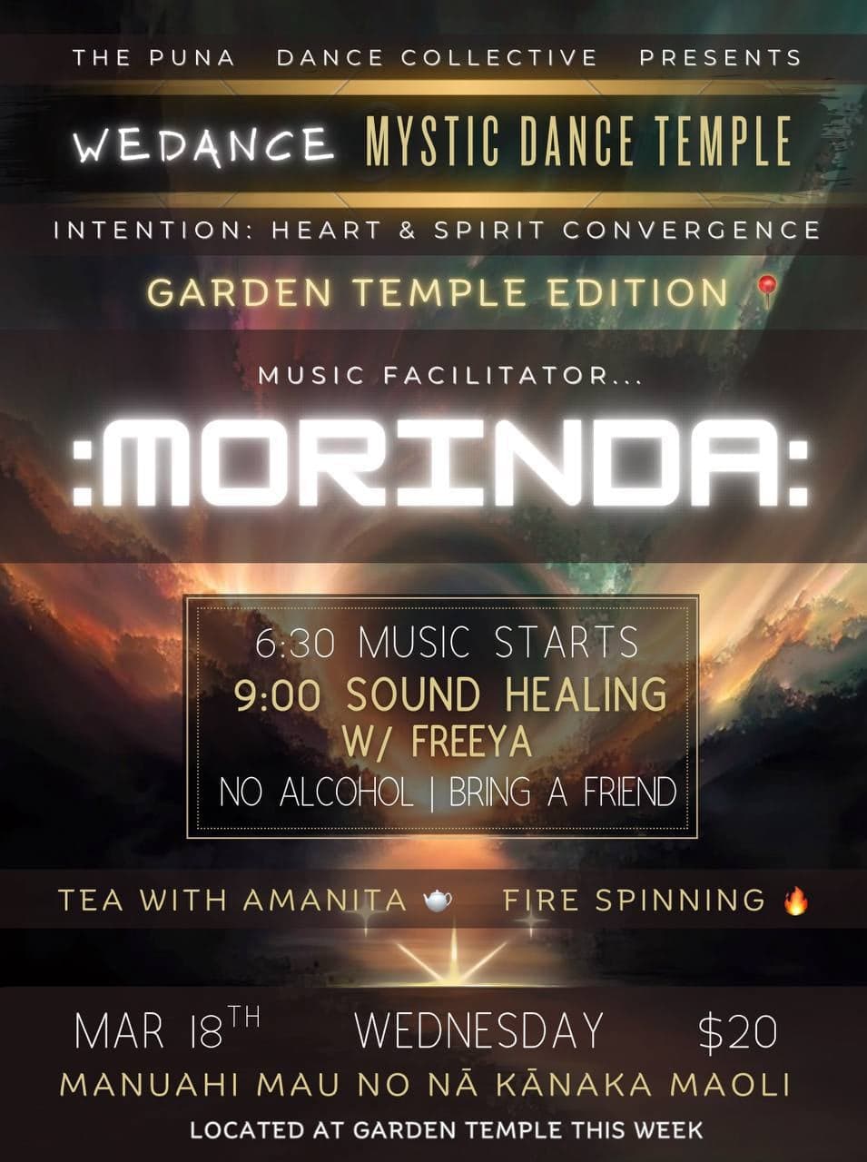 WeDance: Mystic Dance Temple — Garden Temple Edition