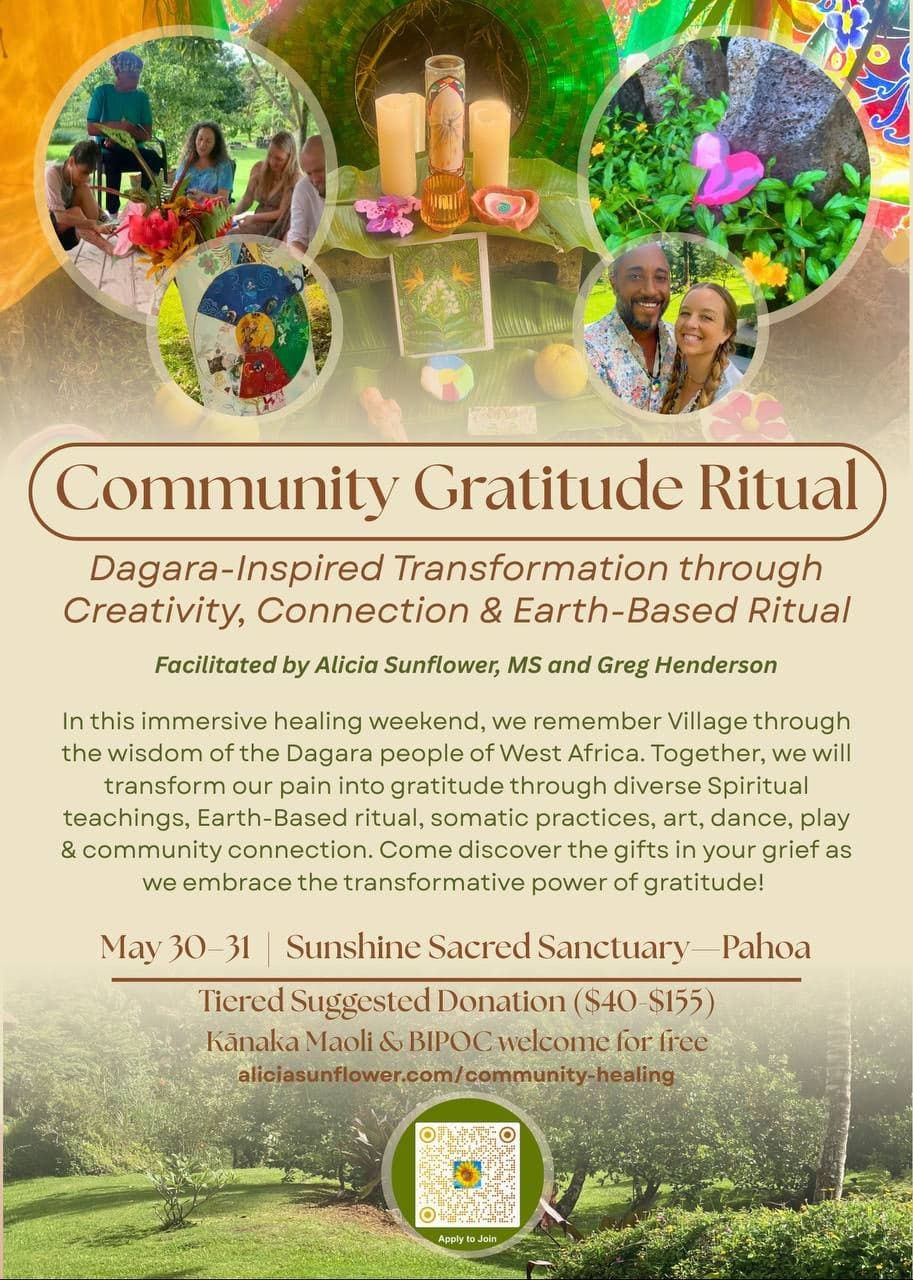 Community Gratitude Ritual (Day 1)