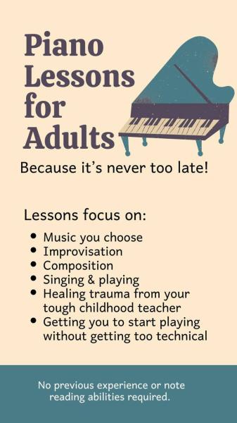 Marketplace thumbnail for Piano Lessons for Adults