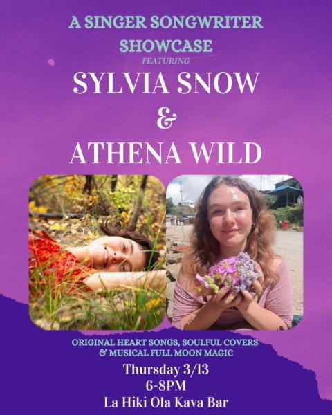 Event thumbnail for SINGER SONGWRITER SHOWCASE: Sylvia Snow & Athena Wild