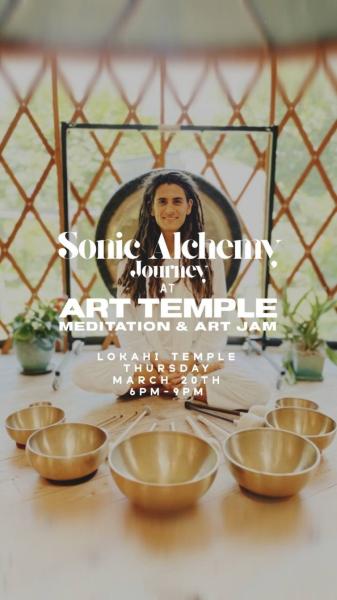 Event thumbnail for Art Temple Meditation & Art Jam