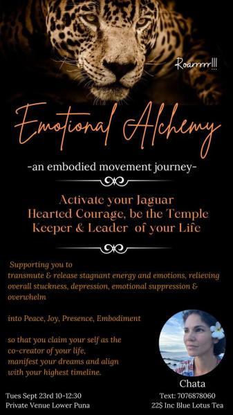 Event thumbnail for Emotional Alchemy - An Embodied Movement Journey