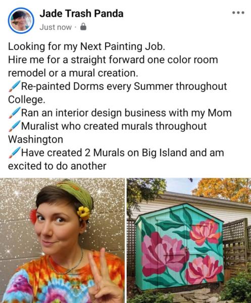 Marketplace thumbnail for Jade Trash Panda Painting Services