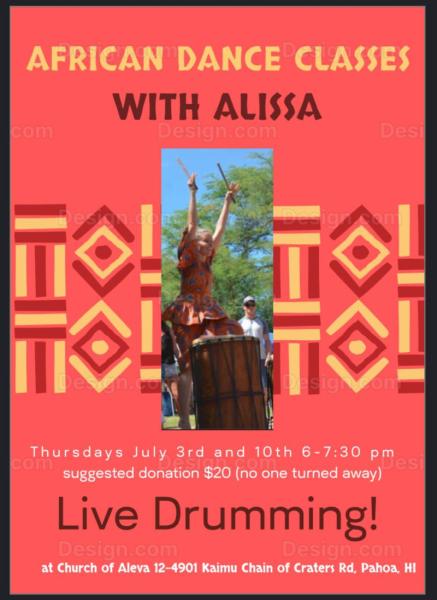 Event thumbnail for African Dance Classes with Alissa