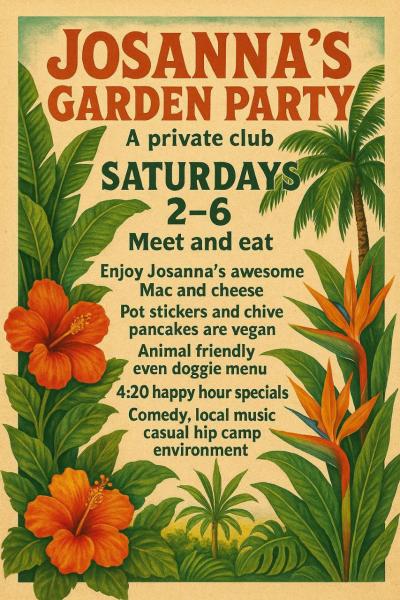 Event thumbnail for Josanna's Garden Party