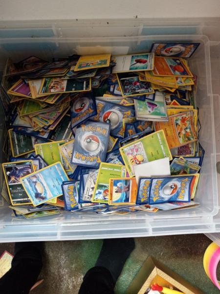 Marketplace thumbnail for My son's bin of Pokemon cards