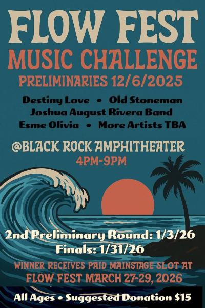 Event thumbnail for FLOW FEST MUSIC CHALLENGE
