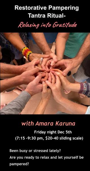 Event thumbnail for Restorative Pampering Tantra Ritual