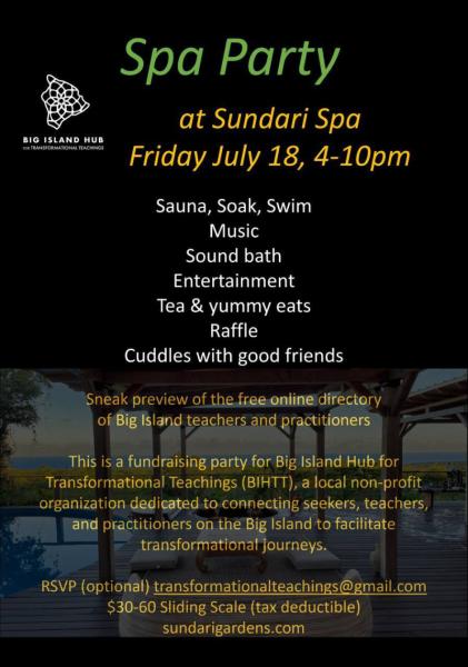 Event thumbnail for Spa Party at Sundari Spa