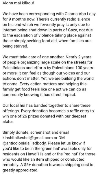 Marketplace thumbnail for Food Aid Donations for Gaza