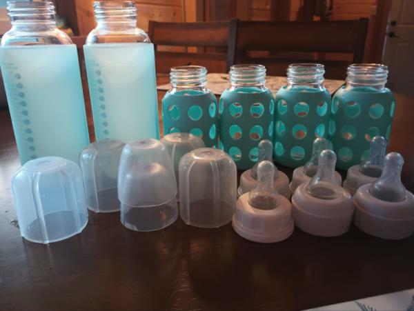 Marketplace thumbnail for Toys and Glass Baby Bottles for Sale