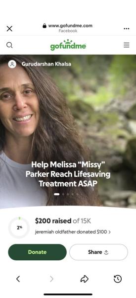 Event thumbnail for Fundraising for Melissa 'Missy' Parker's Medical Treatment