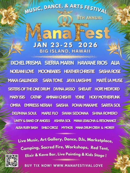 Event thumbnail for Mana Fest - Music, Dance, & Arts Festival