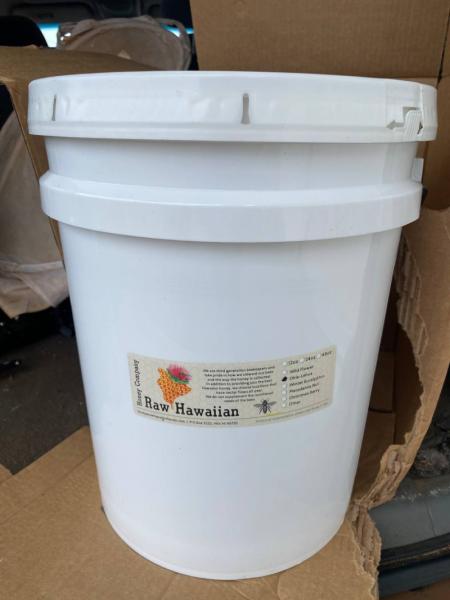Marketplace thumbnail for Big Island RARE LEHUA RAW HONEY, 5 Gallon Bucket