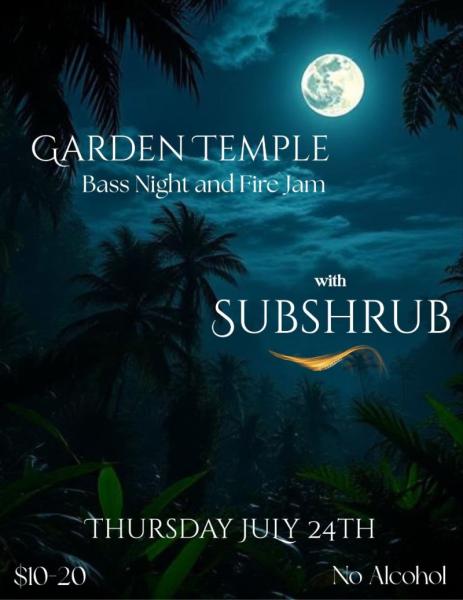 Event thumbnail for Bass Night and Fire Jam with Subshrub
