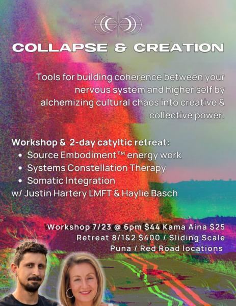 Event thumbnail for Collapse & Creation Workshop and Retreat
