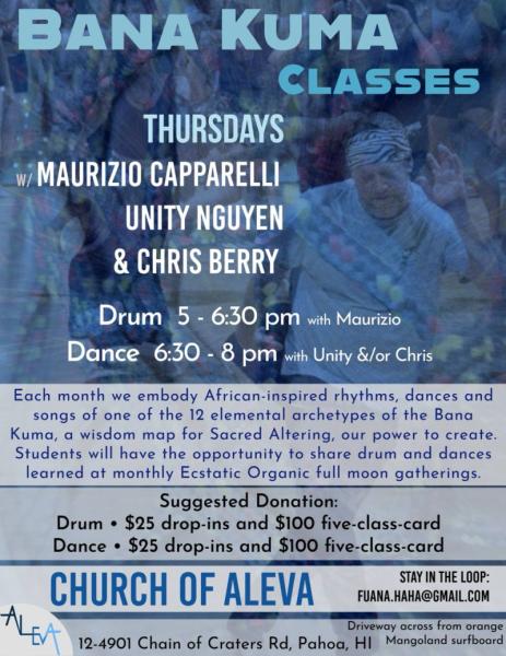 Event thumbnail for Bana Kuma and African Dance Class