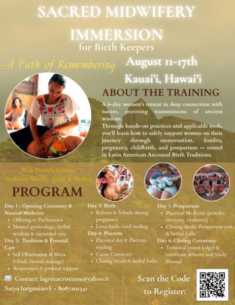 Event thumbnail for SACRED MIDWIFERY IMMERSION