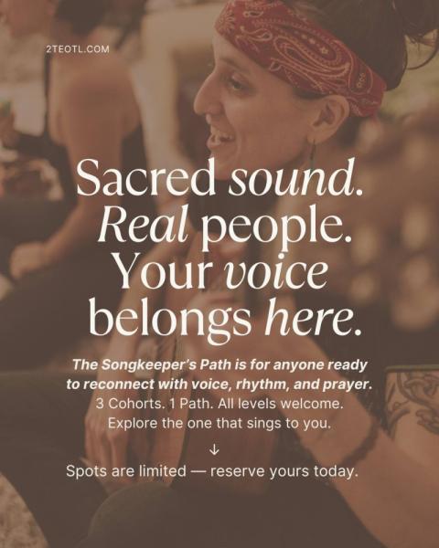 Event thumbnail for The Songkeeper’s Path - Foundations of Rhythm & Voice