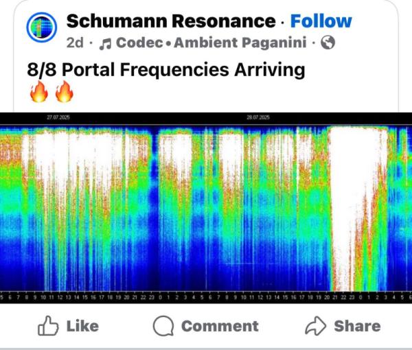 Event thumbnail for Schumann Frequencies 8:8 Portal Opening