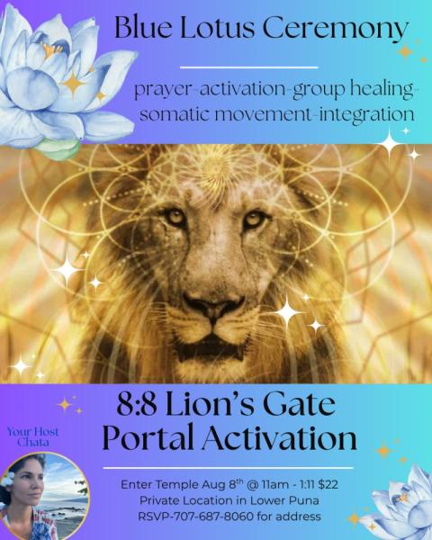 Event thumbnail for Blue Lotus Ceremony: Prayer Activation & Group Healing