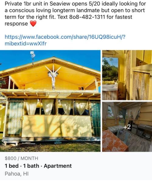 Marketplace thumbnail for Private 1br unit in Seaview