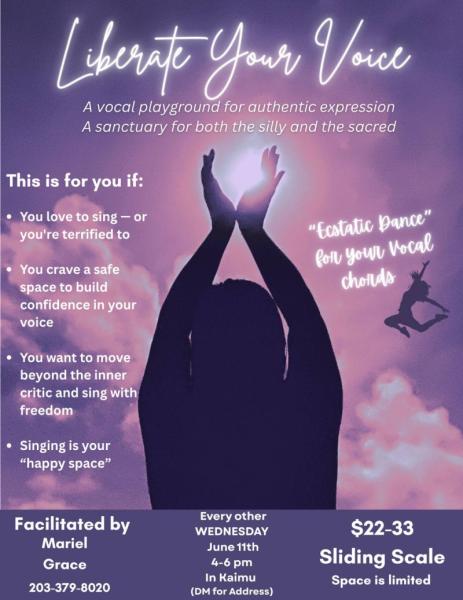 Event thumbnail for Liberate Your Voice: Vocal Playground for Authentic Expression