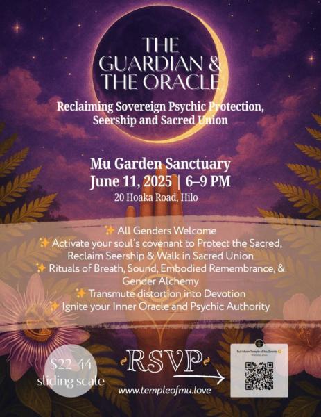 Event thumbnail for Reclaiming Sovereign Psychic Protection, Seership, and Sacred Union